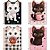 Caderno 01x1 cp.dura colegial cute cat 3d 80f(sortido) - cadersil (unidade) - Imagem 1