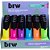 Caneta marca texto pop neon 6 cores - brw (dp.c/24) - Imagem 1