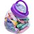 Caneta marca texto pop mini pastel 6 cores - brw (pote-36) - Imagem 1
