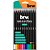 Lapis de cor sextavado ebano 12 cores - brw (unidade) - Imagem 1