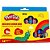 Giz de cera jumbo play-doh extra big 12 cores - brw (unidade) - Imagem 2