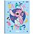 Caderno brochurao capa dura stitch angel 80fl - foroni (pct.c/05) - Imagem 4