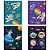 Caderno brochurao capa dura galaxy club space 80fls. i.a - jandaia (pct.c/05) - Imagem 1