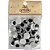 Artesanato olho movel 15mm preto - art lille (pct.c/50) - Imagem 2