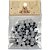 Artesanato olho movel 8mm preto - art lille (pct.c/100) - Imagem 2
