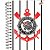 Caderneta 1/8 corinthians esp.cd 100x137 96f - kit (pct.c/04) - Imagem 1
