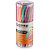 Lapiseira 0.7mm bazze glitter 6cores c/borrach - summit (pote-24) - Imagem 1