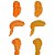 Borracha decorada tris crispy frango frito 8pcs - summit (dp.c/09) - Imagem 3