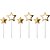 Artigo para decoracao estrela topper dourado - art lille (pct.c/10) - Imagem 1
