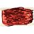 Cortina para decoracao metalizada vermelho 1x2m - art lille (unidade) - Imagem 3