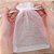 Saco de organza branco 15x18cm - art lille (pct.c/10) - Imagem 1