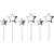 Artigo para decoracao estrela topper prata - art lille (pct.c/10) - Imagem 1