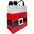Sacola para presente natal papai noel 22x11x23cm - art lille (pct.c/12) - Imagem 1