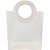 Sacola para presente lisa pvc transp/branca 16x8x18,5cm - art lille (pct.c/10) - Imagem 4