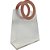 Sacola para presente lisa pvc transp/rose 16x8x18,5cm - art lille (pct.c/10) - Imagem 1
