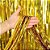 Cortina para decoracao metalizada dourado 1x2m - art lille (unidade) - Imagem 1