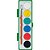 Aquarela escolar leo e leo c/pincel 6 cores - leonora (pct.c/12) - Imagem 2