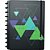 Caderno inteligente grande urban shapes 80fls 215x280mm - caderno inteligente (unidade) - Imagem 1