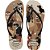 Chinelo havaianas feminino slim pets 39/0 dourado/preto - havaianas (par) - Imagem 1
