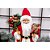 Artigo para decoracao natal papai noel c/presente xadrez 3 - cromus (unidade) - Imagem 2