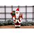 Artigo para decoracao natal papai noel c/presente xadrez 3 - cromus (unidade) - Imagem 3