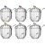 Utensilio domestico acucareiro butterfly 200ml (sortido) - lyor (unidade) - Imagem 1
