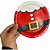 Prato de papel decorado natal papai noel 18cm - art lille (pct.c/08) - Imagem 5
