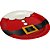 Prato de papel decorado natal papai noel 18cm - art lille (pct.c/08) - Imagem 4