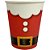 Copo descartavel natal papai noel 240ml - art lille (pct.c/08) - Imagem 1