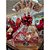 Cesta de papel natal magia de natal g 28,5x20x9cm - xingo embalagens (pct.c/04) - Imagem 2