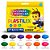 Massa para modelar plastilex 12 cores 180g. - acrilex (pct.c/12) - Imagem 1