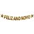 Faixa decorativa feliz ano novo glitter ouro - art lille (unidade) - Imagem 1