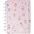 Caderno inteligente medio floral kiss 80fls. 190x255mm - caderno inteligente (unidade) - Imagem 1
