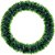 Artigo para decoracao natal guirlanda 30cm aramada verde - kit (unidade) - Imagem 1