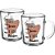 Caneca de vidro florir 220ml - lyor (kit.c/02) - Imagem 3