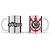 Caneca decorada corinthians porcelana 300ml - kit (unidade) - Imagem 1