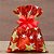 Saco metalizado de natal 25x35cm stars vermelho - xingo embalagens (pct.c/50) - Imagem 2