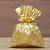 Saco metalizado de natal 23x35cm stars ouro - xingo embalagens (pct.c/50) - Imagem 2