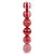 Artigo para decoracao natal bola 6cm fosca/lisa/glitter.vm - cromus (pct.c/06) - Imagem 1