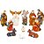 Artigo para decoracao natal presepio em resina colorido 11 - cromus (unidade) - Imagem 2