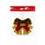 Artigo para decoracao natal enfeite sino 9x12cm ouro - kit (unidade) - Imagem 2