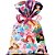 Saco metalizado 25x37cm princesas palace garden - cromus (pct.c/40) - Imagem 1