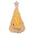 Artigo para decoracao natal mini arvore luz am. 6x10,5cm - art lille (unidade) - Imagem 1