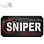 Adesivo Sniper One Shot - Imagem 1
