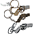 Chaveiro Revolver com Tambor Giratório - Imagem 1