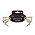 Kit 3 Cabo Ernie Ball Para Pedal P10 Flat L 15cm Preto Blindado - Imagem 1
