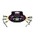 Kit 3 Cabo Ernie Ball Para Pedal P10 Flat L 15cm Preto Blindado - Imagem 2