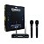 Microfone Sem Fio Santo Angelo SAS2311 Duplo Com 200 Canais - Imagem 5
