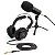 Kit Zoom Zdm-1 Pmp Completo para Podcast Microfone Fone Ouvido - Imagem 1