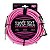 Cabo Ernie Ball P10 Em L Têxtil 18ft 5,49m Neon Rosa Blindado - Imagem 1